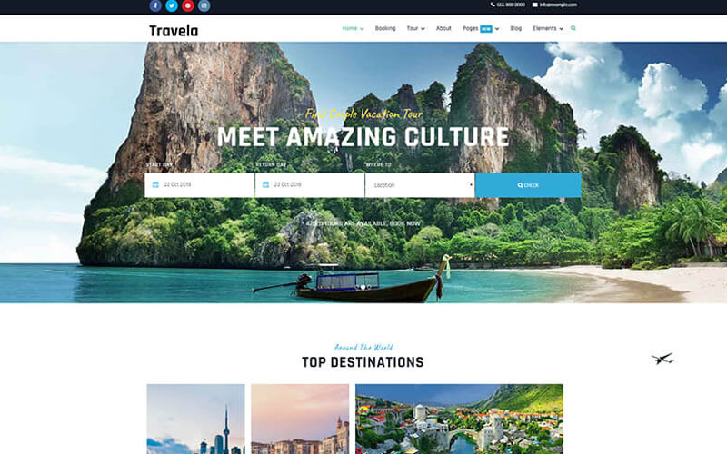 Κατασκευή ιστοσελίδων τουριστικών και ταξιδιωτικών γραφείων