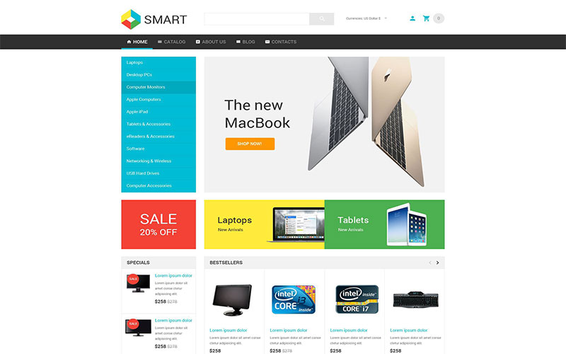Σχεδίαση eshop ηλεκτρονικού καταστήματος Smart Electronics Store